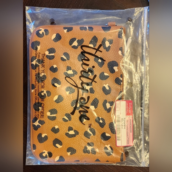 Thirty-One Colorblock Tote with Mini Rubie - Picture 4 of 4